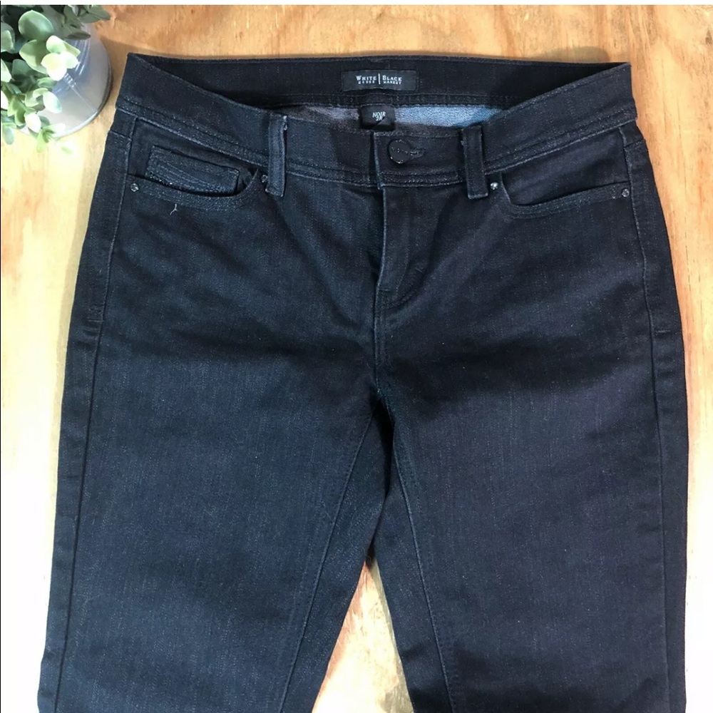 White House Black Market Jeans Noir Black WHBM
